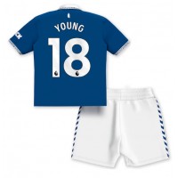 Dětský Fotbalový dres Everton Ashley Young #18 2023-24 Domácí Krátký Rukáv (+ trenýrky)